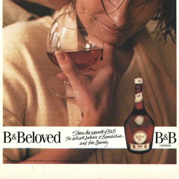 B B Brandy 1980s Vintage Print Ad 8 inch Tall - Picture 3 of 4